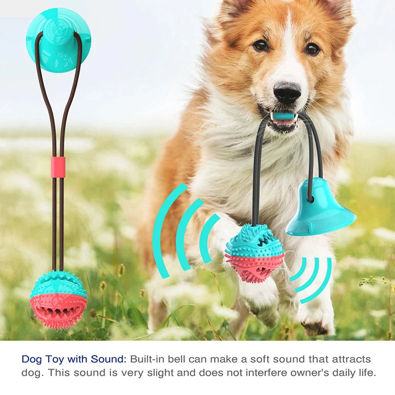 Treat-Dispensing Chew Ball Dog Toy