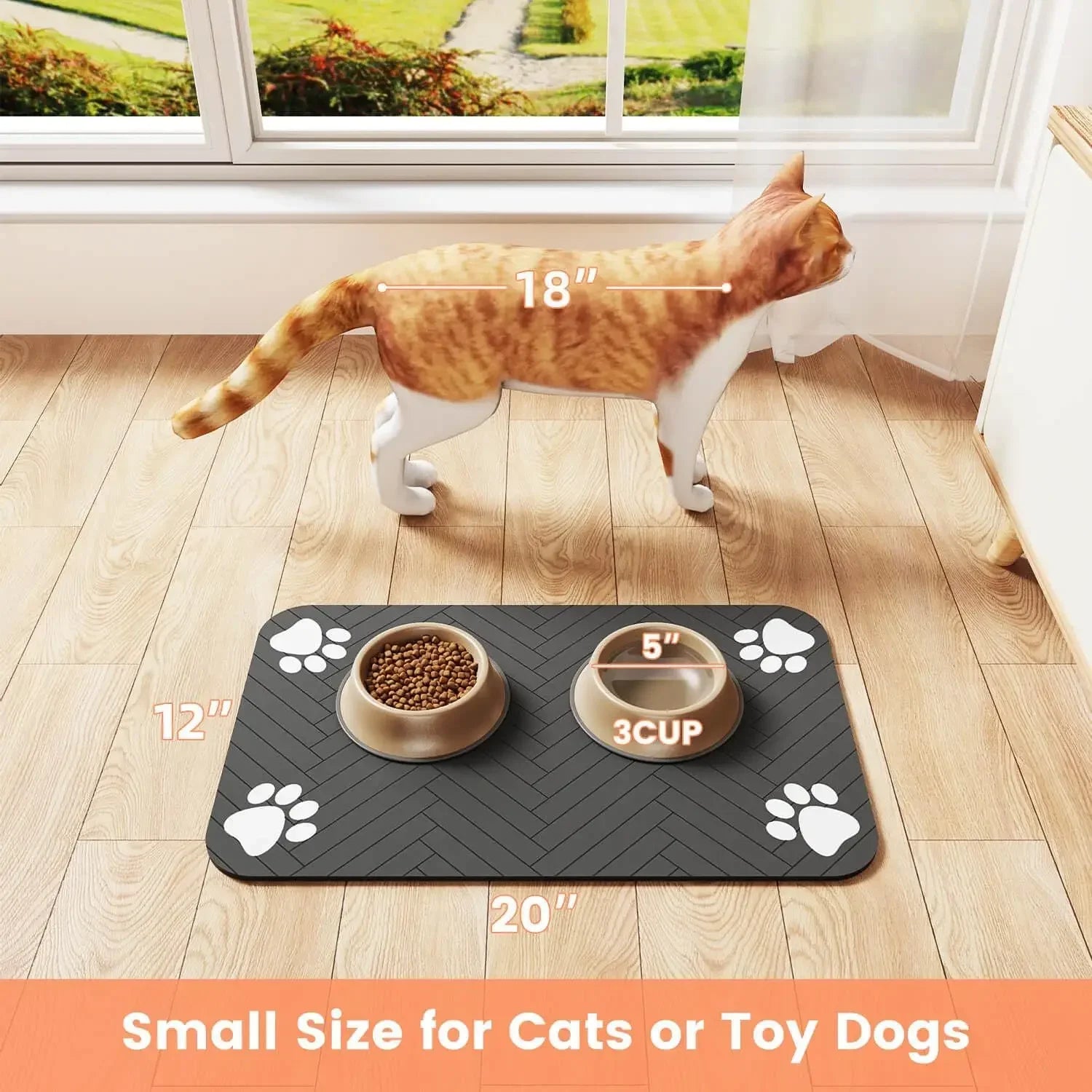 Absorbent Dog Cat Placemat