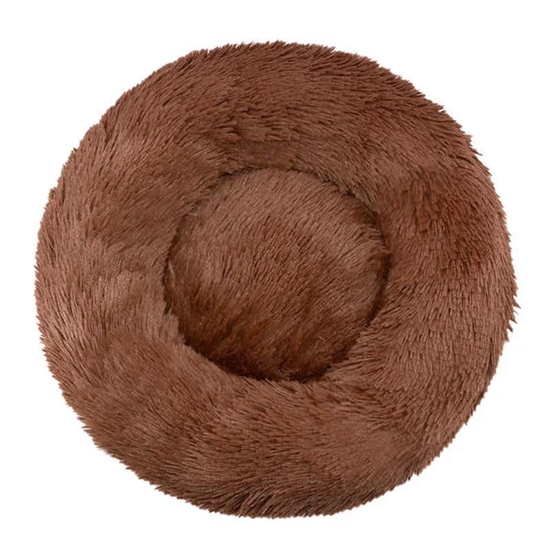 Plush Round Pet Bed