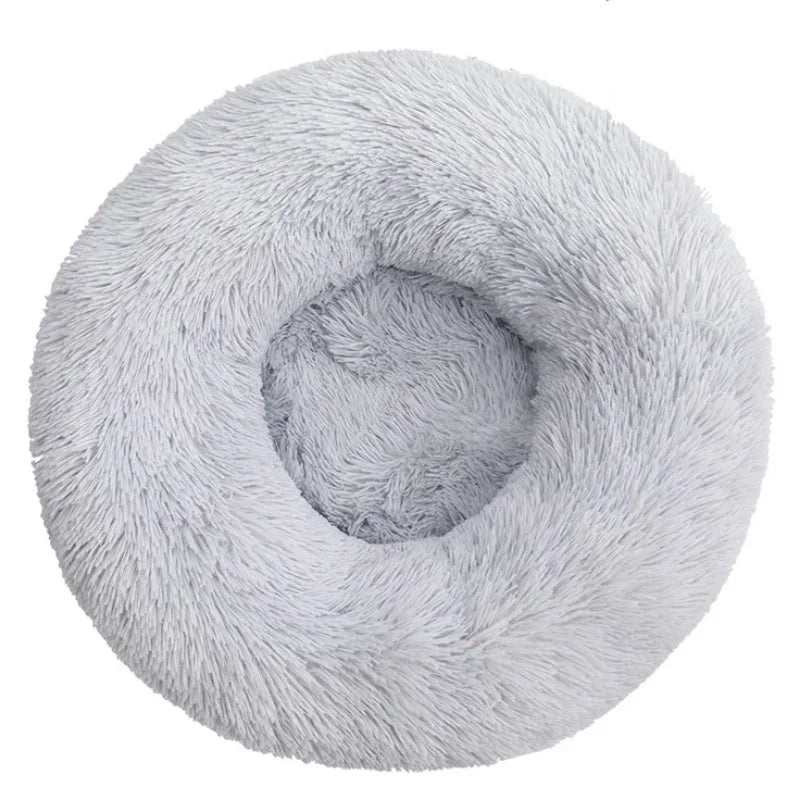 Plush Round Pet Bed