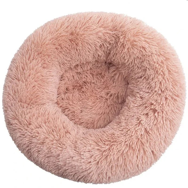 Plush Round Pet Bed