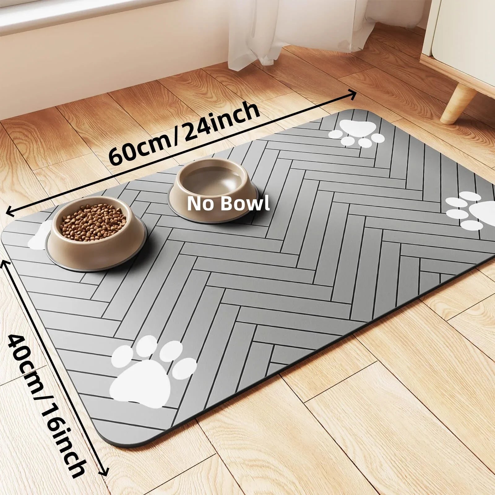 Absorbent Dog Cat Placemat