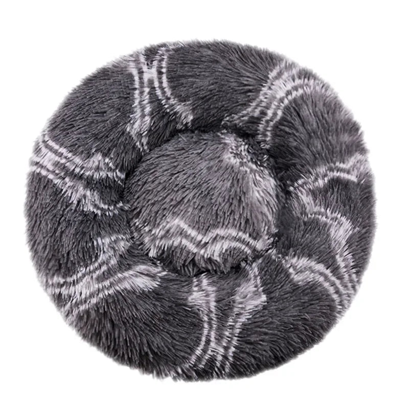 Plush Round Pet Bed