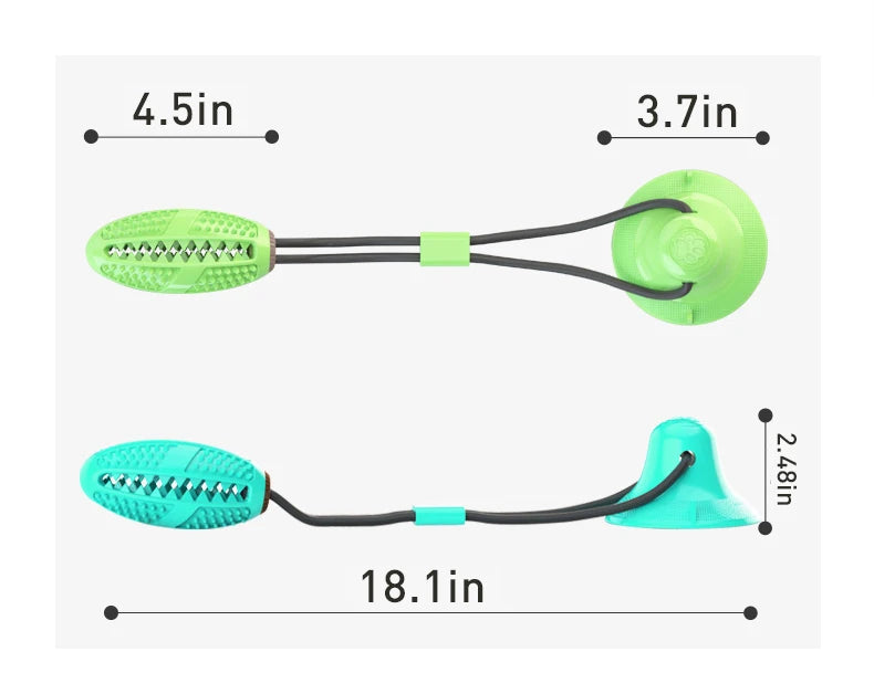Treat-Dispensing Chew Ball Dog Toy