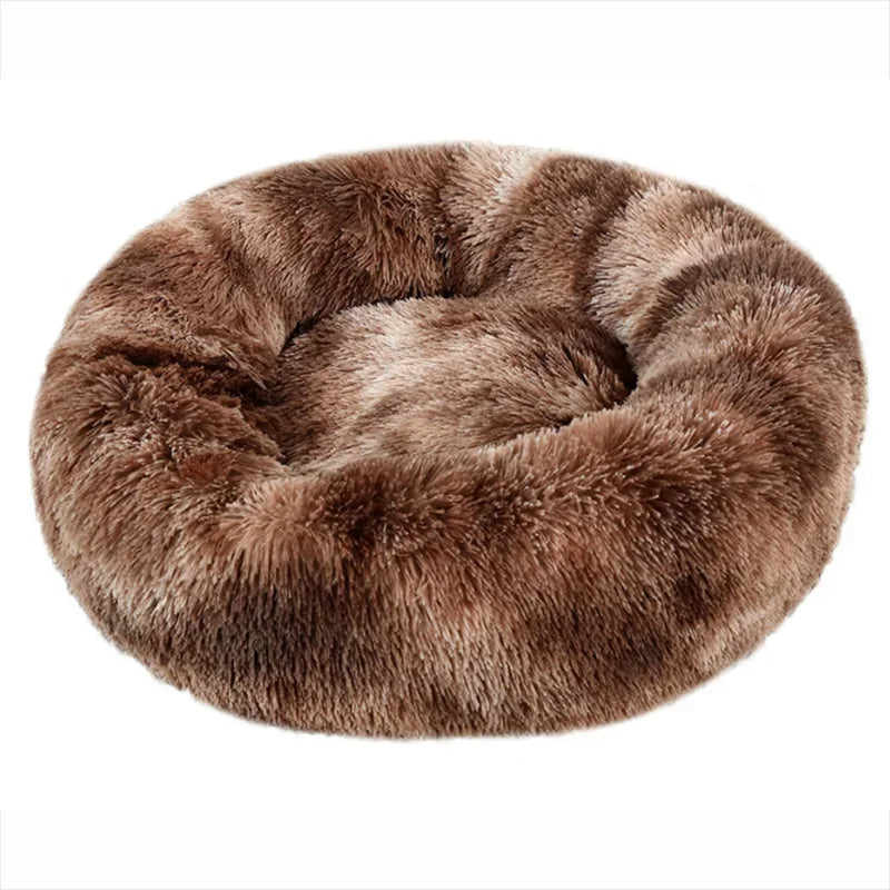 Plush Round Pet Bed