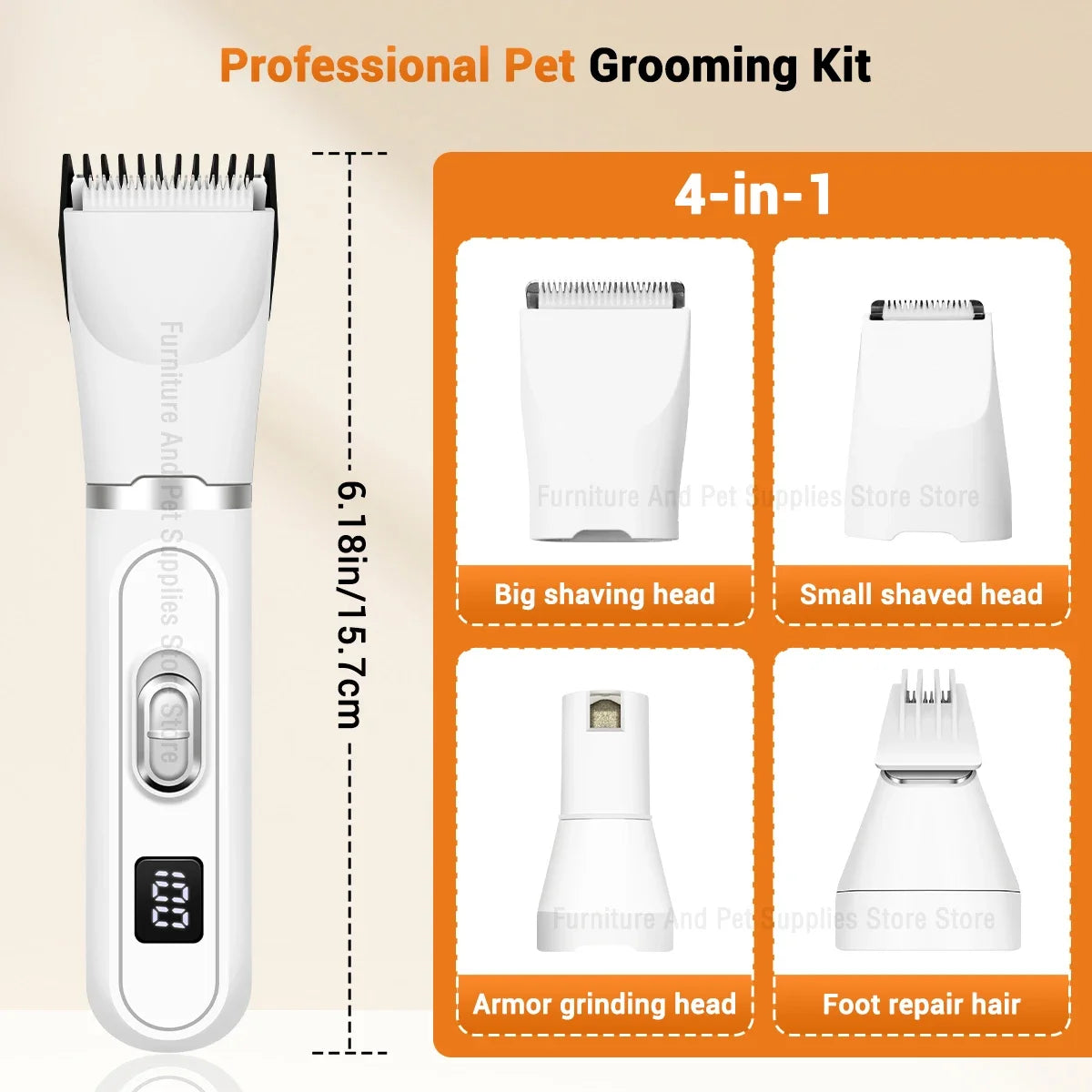 4-in-1 Pet Clippers