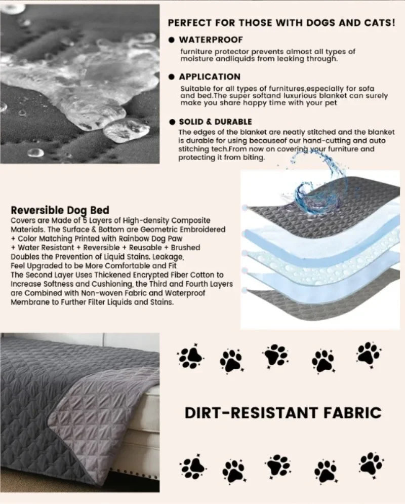 Waterproof Dog Bed Cover